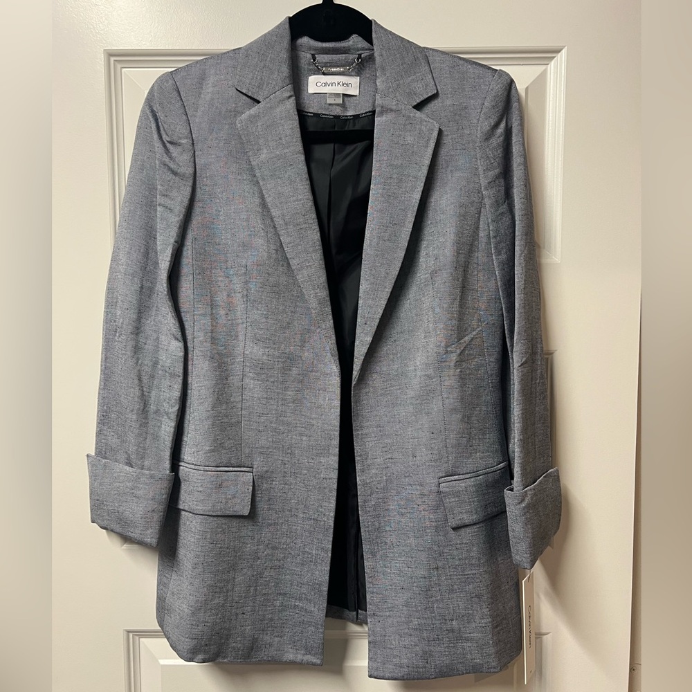 NWT - Calvin Klein Light Blue Blazer - 4